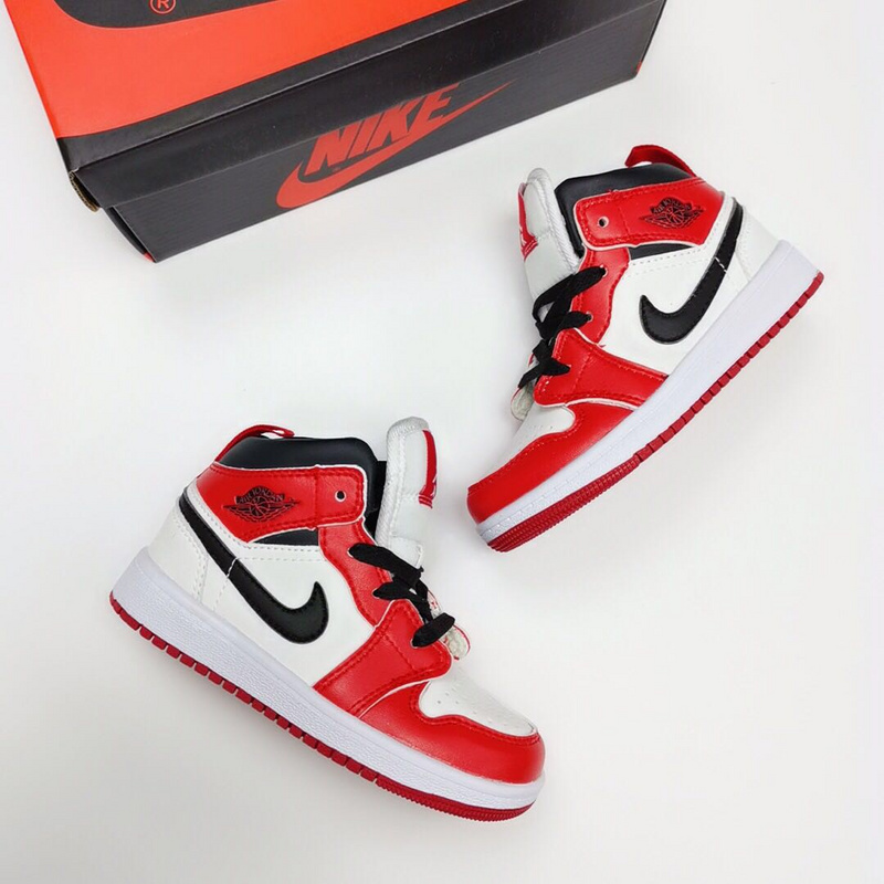 Jordan Air Jordan Air Jordan 1 MID Super Meng Children_s Shoes Official Limited Collars AJ1 help small sneakers code 24 --- 35-51168dba